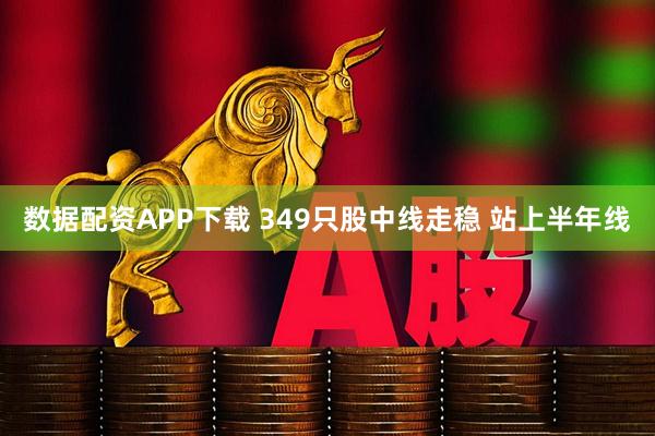 数据配资APP下载 349只股中线走稳 站上半年线