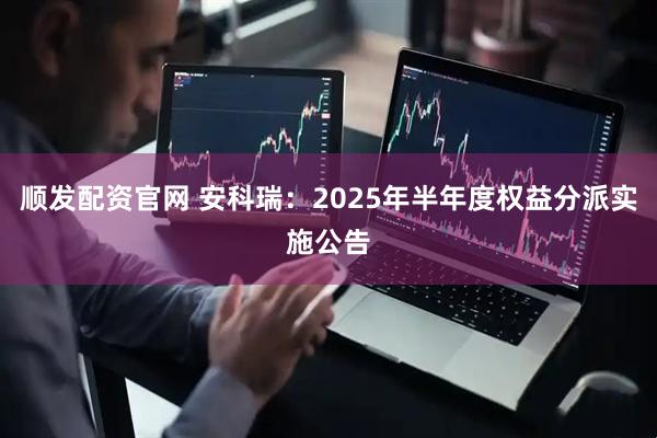 顺发配资官网 安科瑞：2025年半年度权益分派实施公告